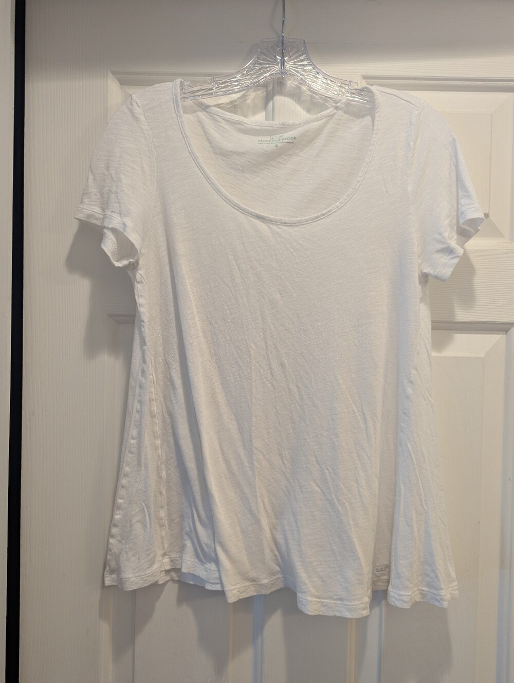 Vineyard Vines Plain White Short Sleeve T-Shirt Logo Tee Size Sm *GUC - Picture 2 of 9